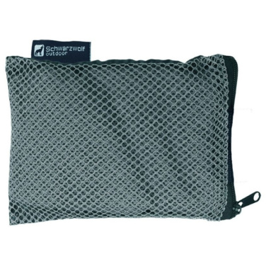 Logo trade promotional merchandise picture of: Towel MALAREN Schwarzwolf