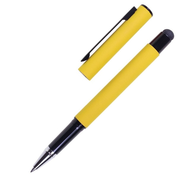 Logotrade corporate gift image of: Roller touch pen, soft touch CELEBRATION Pierre Cardin