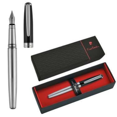 Logo trade corporate gifts image of: Fountain pen CHRISTOPHE Pierre Cardin