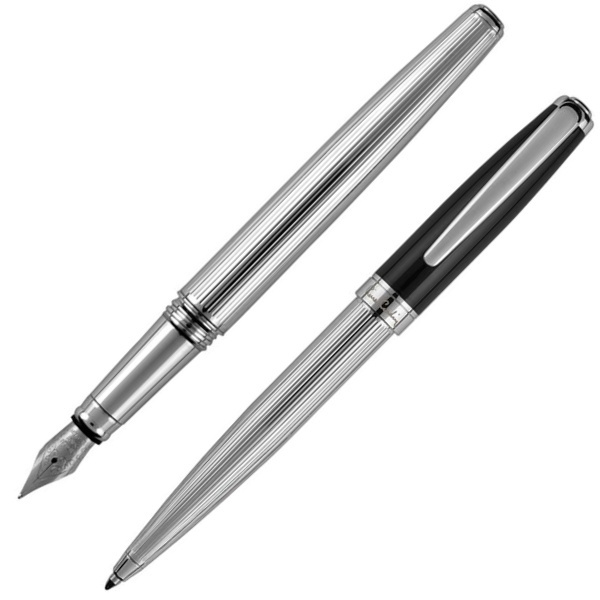 Logo trade business gift photo of: Writing set ballpoint pen & fountain pen CHRISTOPHE Pierre Cardin