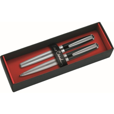 Logo trade promotional merchandise image of: Writing set ballpoint pen & fountain pen CHRISTOPHE Pierre Cardin