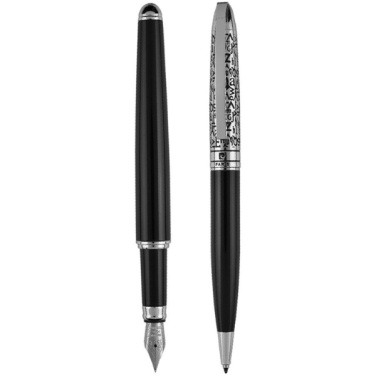 Logotrade promotional giveaway picture of: Writing set ballpoint pen & fountain pen JACQUES Pierre Cardin