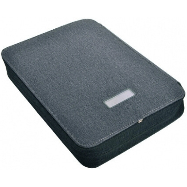 Logo trade promotional merchandise image of: Folder A5 & power bank 4000 mAh SORBONNE Pierre Cardin