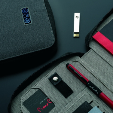 Logotrade promotional item image of: Folder A5 & power bank 4000 mAh SORBONNE Pierre Cardin