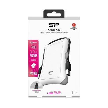 Logo trade promotional item photo of: Hard Disc Silicon Power Armor A30 2TB