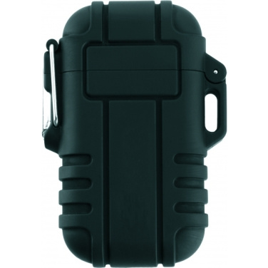 Logo trade promotional gifts image of: Ecological lighter SANFORD Schwarzwolf