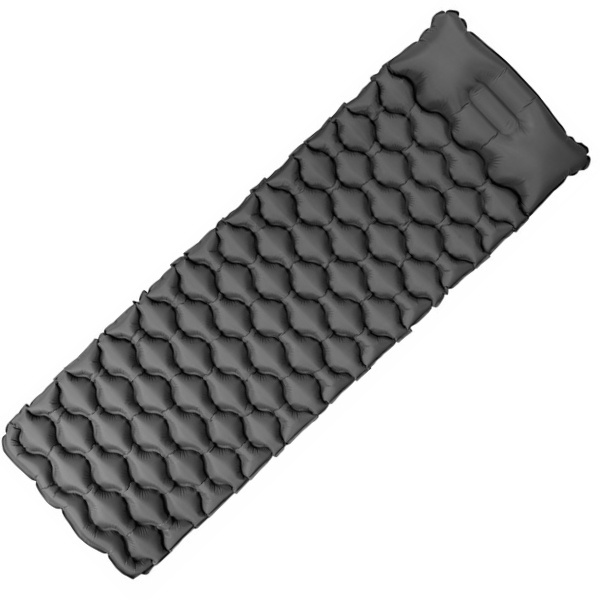 Logotrade promotional merchandise picture of: Inflatable mat SAJAMA Schwarzwolf