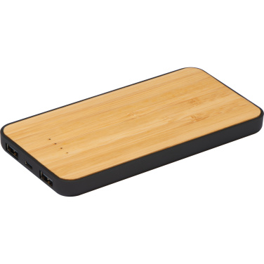 Logotrade promotional item picture of: Wireless charger and powerbank 8000 mAh MILAN