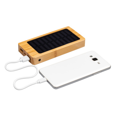 Logotrade promotional item picture of: Bamboo power bank BAKERSFIELD
