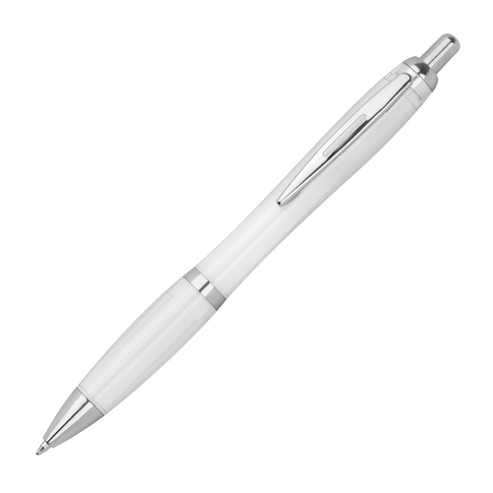 Logo trade promotional item photo of: Transparent ballpen ALKEN
