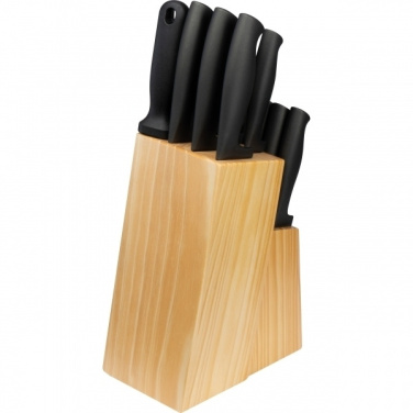 Logo trade business gift photo of: Knife block BERLIN