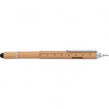 Logo trade advertising products picture of: 6in1 multifunctional pen COIMBRA