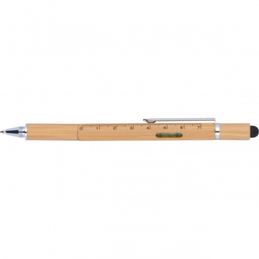 Logo trade promotional merchandise picture of: 6in1 multifunctional pen COIMBRA