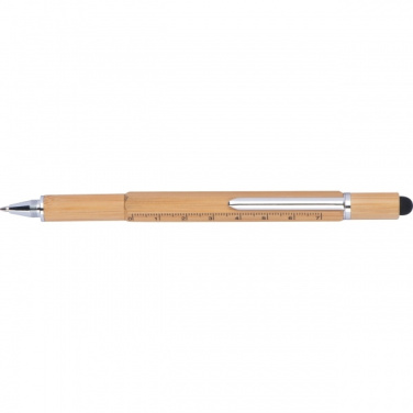 Logo trade advertising products image of: 6in1 multifunctional pen COIMBRA