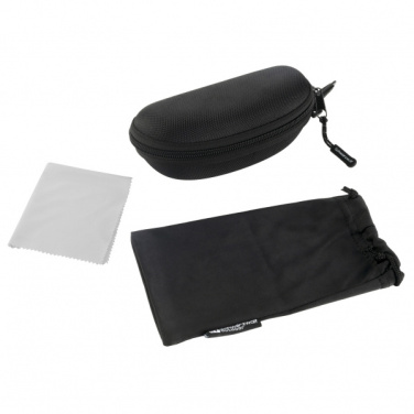 Logo trade advertising products image of: Case for sunglasses ARKANSAS Schwarzwolf