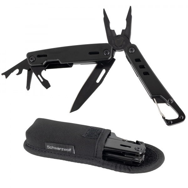 Logo trade promotional products image of: Multitool NOBLE Schwarzwolf