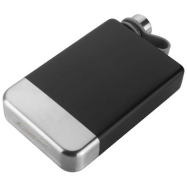 Logo trade advertising product photo of: Hip flask set TAHAT Schwarzwolf