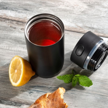 Logo trade promotional items picture of: Thermo mug ADRASAN 240 ml Schwarzwolf