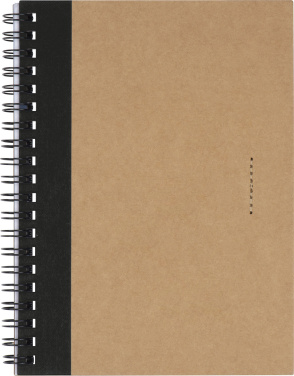 Logo trade promotional gift photo of: Spiral notebook Ravenna