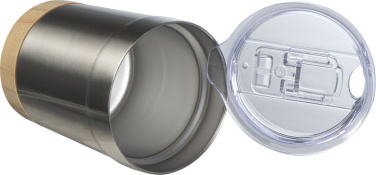 Logo trade promotional merchandise picture of: Recycled steel cup Turin