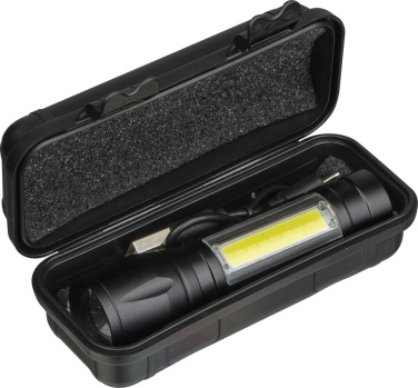 Logo trade corporate gifts image of: Rechargeable flashlight Tokyo