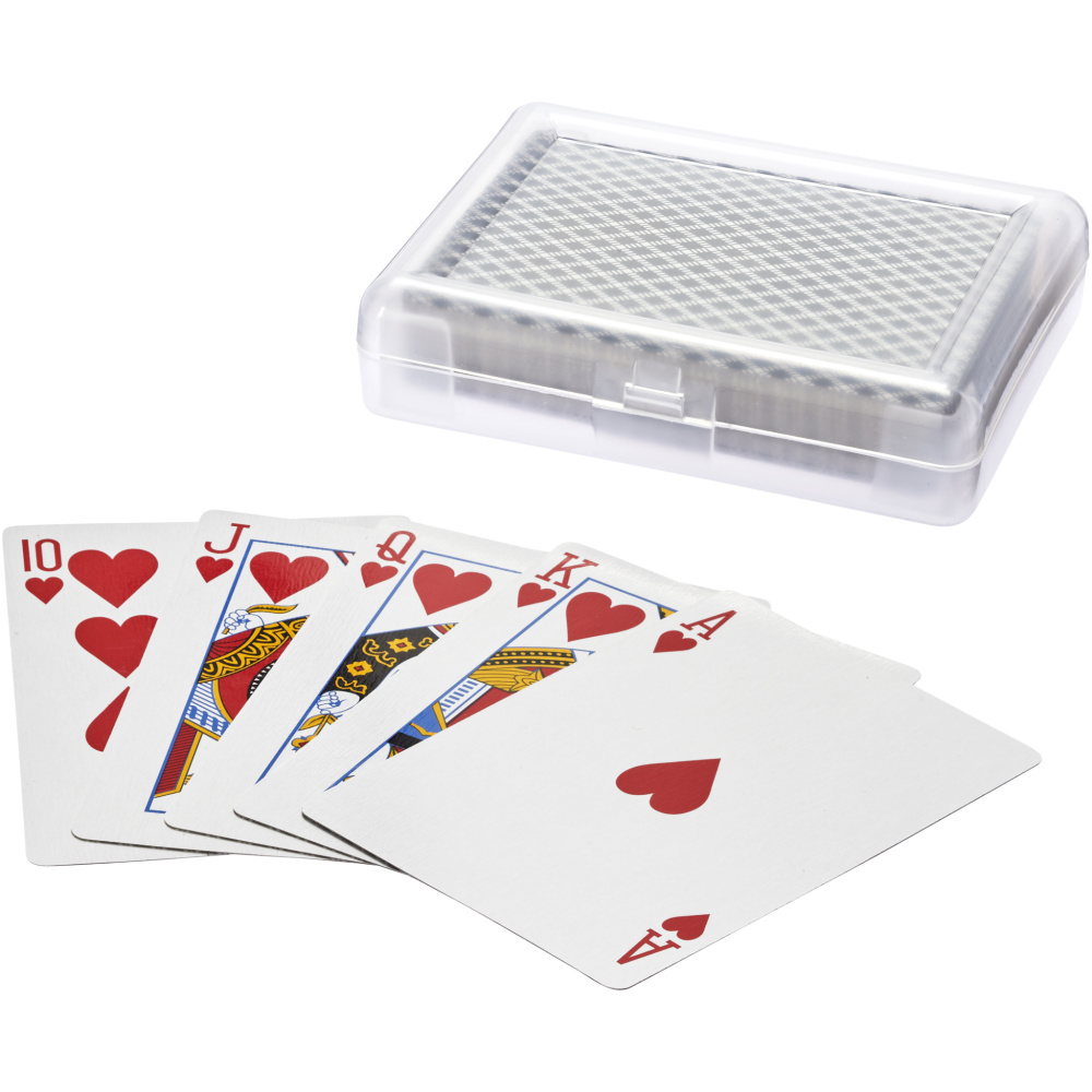 Logo trade promotional item photo of: Reno playing cards set in case