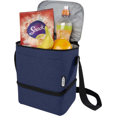 Logotrade promotional gift picture of: Tundra 9-can GRS RPET lunch cooler bag 9L