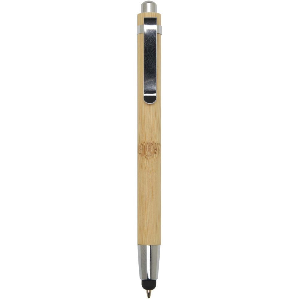 Logo trade promotional item photo of: Elm bamboo ballpoint pen