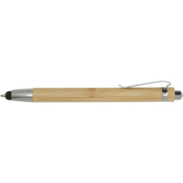 Logo trade advertising products image of: Elm bamboo ballpoint pen