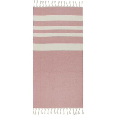 Logo trade promotional item photo of: Anders hammam towel 147 x 75.5 cm