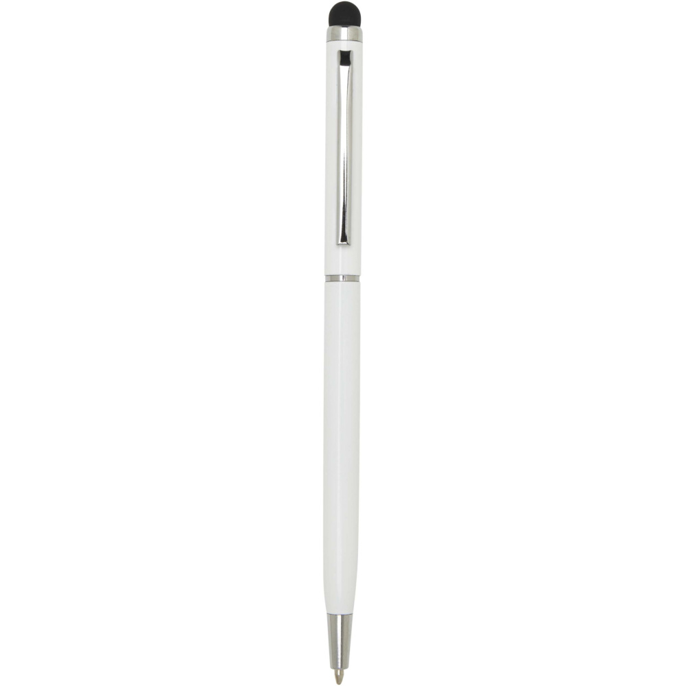 Logotrade advertising products photo of: Ore aluminium ballpoint pen with stylus