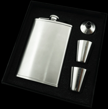 Logotrade promotional gifts photo of: Hip flask Set 92203600