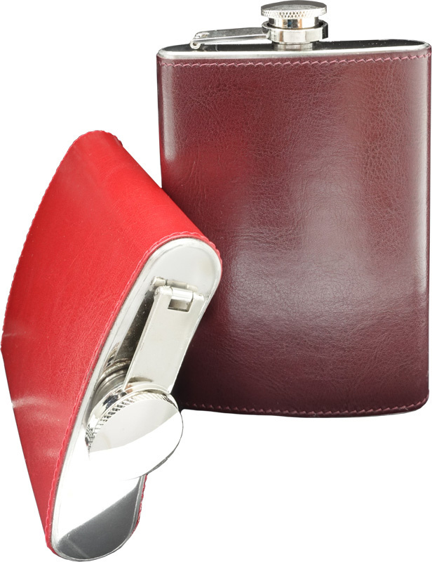 Logo trade corporate gifts image of: Hip flask 425019