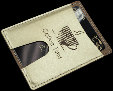 Logo trade corporate gifts image of: Credit card holder 544119