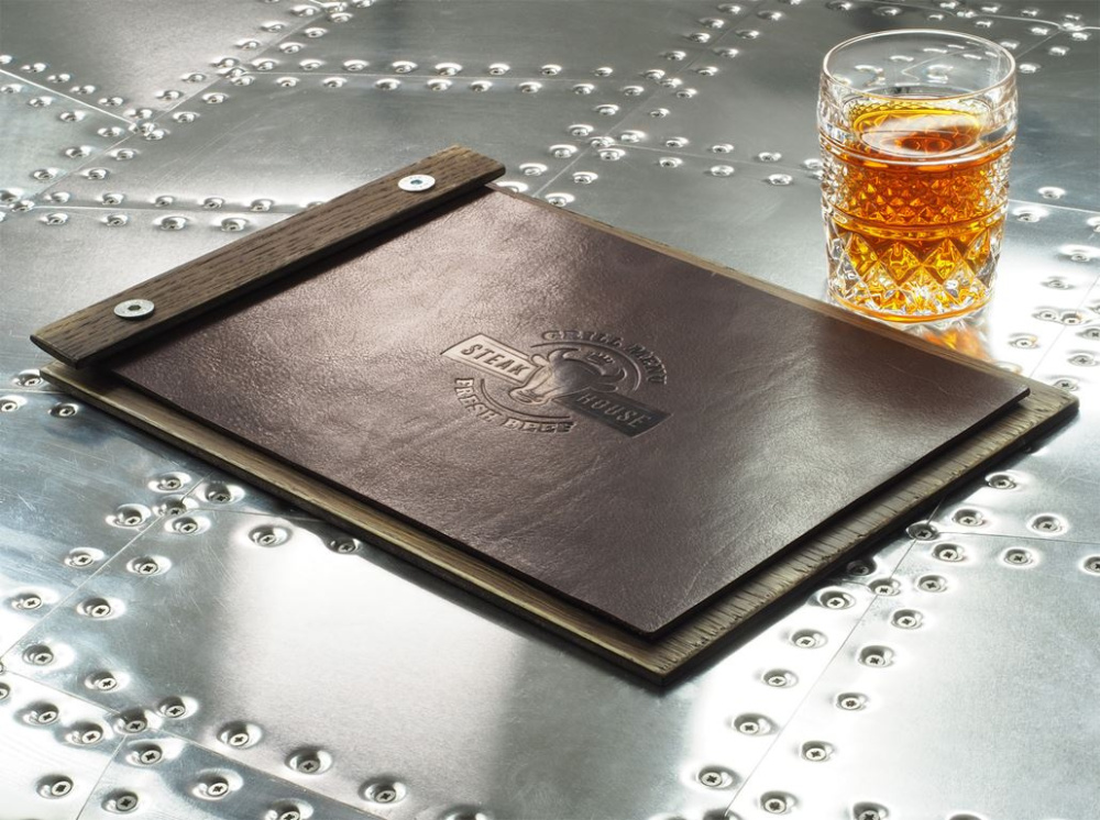 Logo trade promotional merchandise picture of: Menu cover 1204141