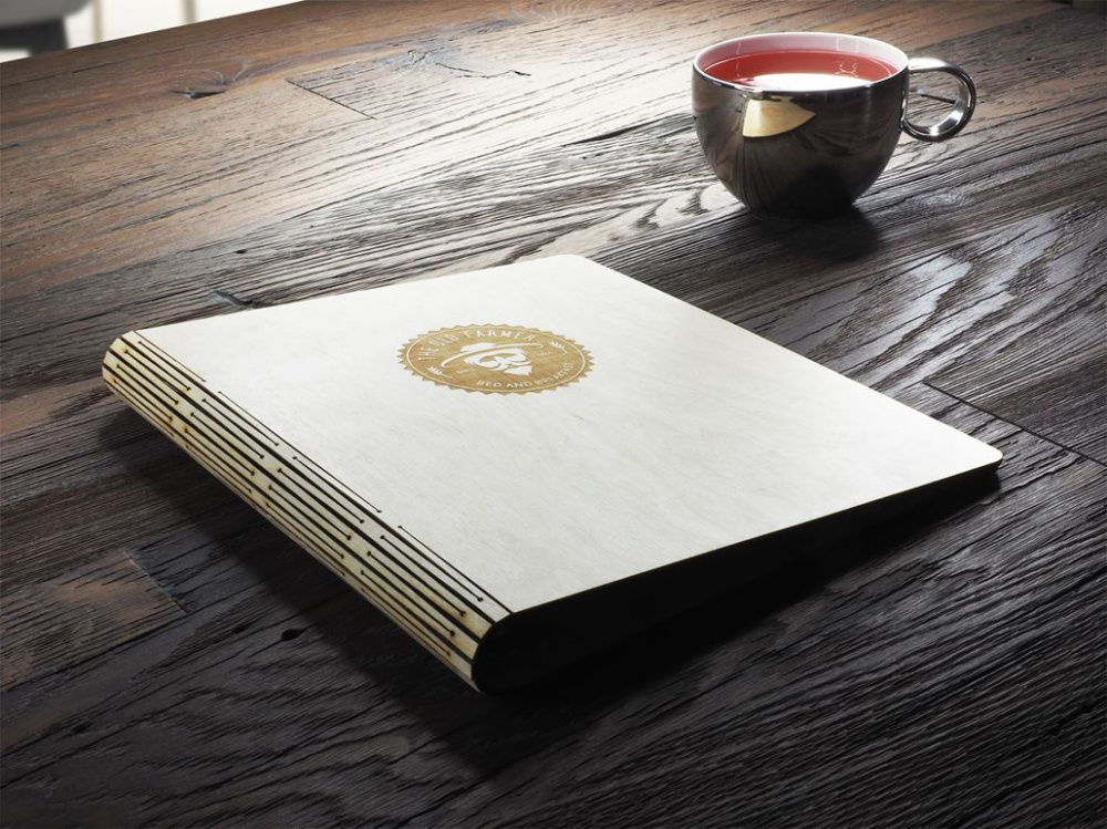 Logo trade promotional gifts image of: Menu cover 1107121