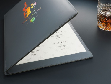 Logo trade promotional giveaways picture of: Menu cover Fine Dining 1059094