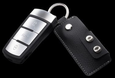 Logo trade business gifts image of: Keyring 1276157