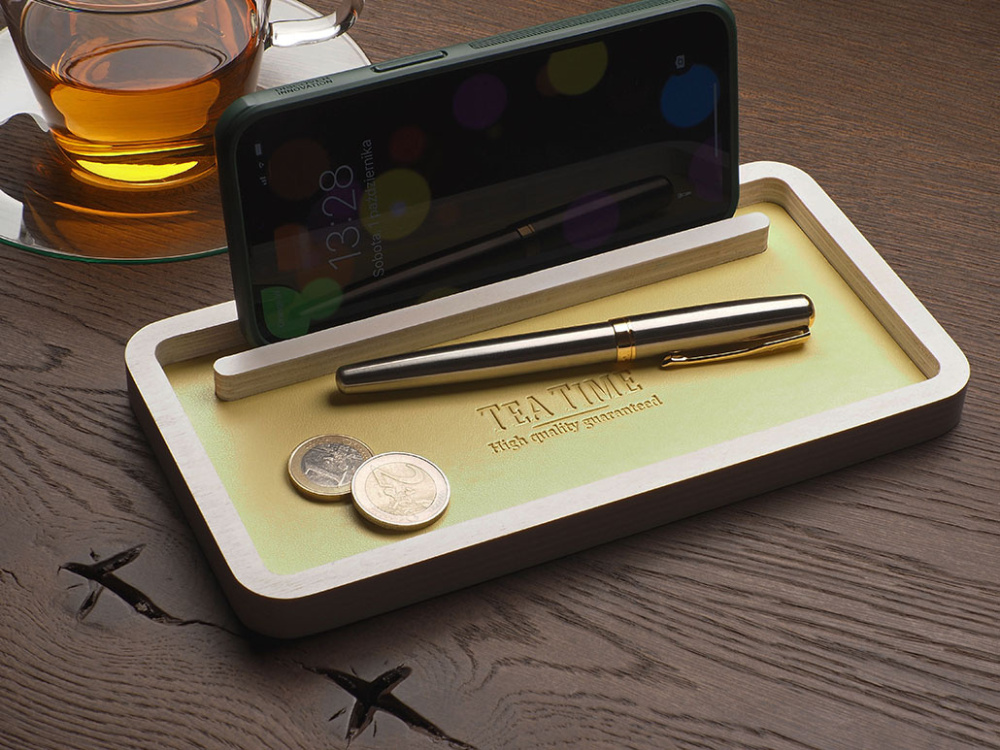 Logotrade promotional merchandise image of: Wooden organiser 1844121