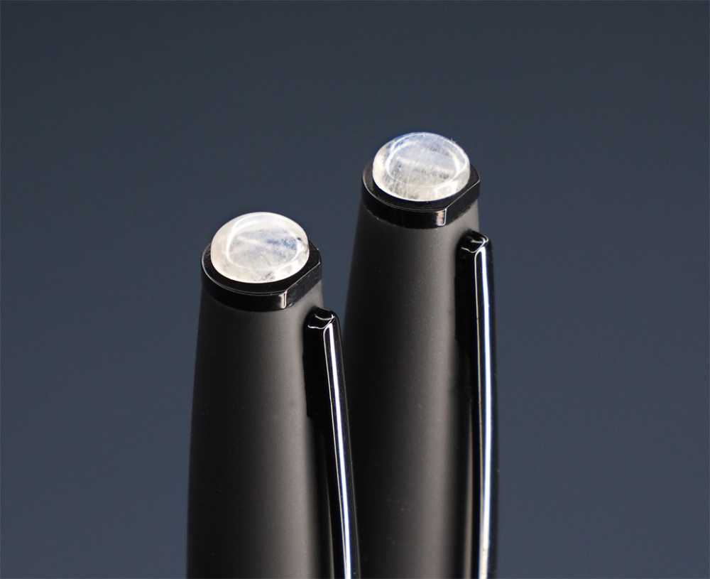 Logo trade business gift photo of: Moonstone Pen set 1287036