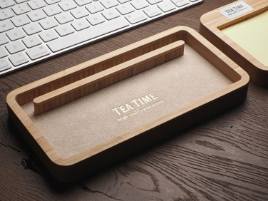 Logo trade advertising products picture of: Wooden desk organiser 1850292
