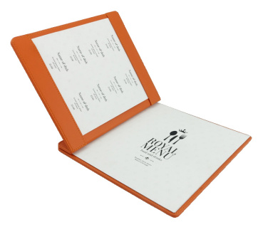 Logo trade promotional giveaways image of: Menu cover 1085119