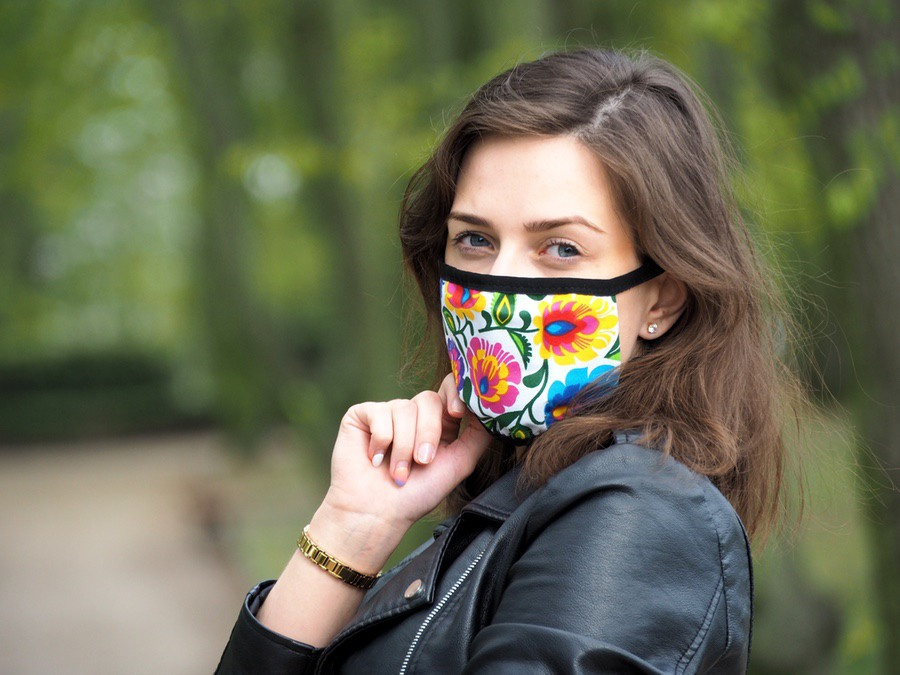 Logotrade corporate gift picture of: MARS cotton mask (size M) 1379165