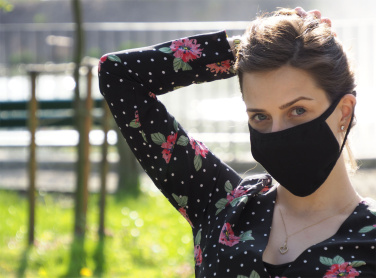 Logo trade promotional products image of: MARS cotton mask (size M) 1379165