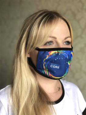 Logo trade promotional merchandise photo of: MARS cotton mask (size M) 1379165
