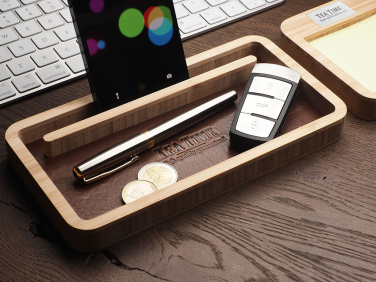 Logotrade business gift image of: Wooden desk organiser 1852292
