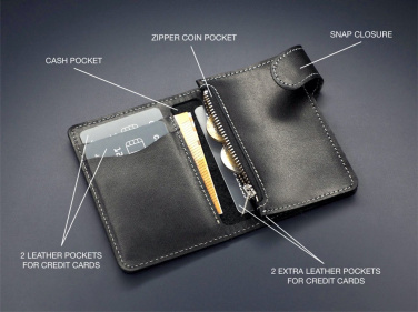 Logo trade promotional giveaways image of: Wallet 1273131