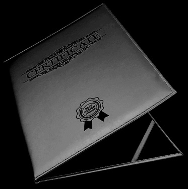 Logo trade advertising products picture of: Certificate cover 152019