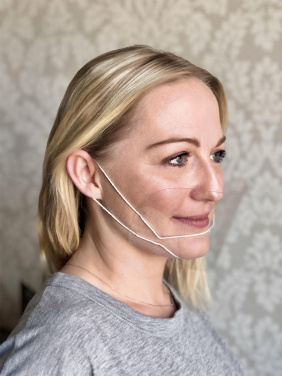 Logo trade promotional items image of: ATENA clear face shield-mask for mouth and nose 1461162