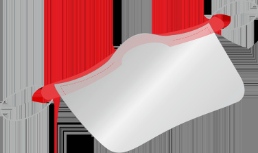 Logotrade business gifts photo of: KALIPSO clear face shield-mask for mouth and nose 1447162